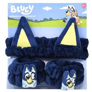 New Bluey Plush Headband and Wristband Set